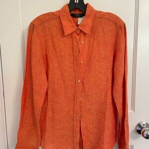 Max Mara Weekend Italian Linen Button Up